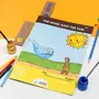IVEI Panchatantra Story Learning Book - Workbook and 2 DIY Bookmarks - Colouring Activity Worksheets - Creative Fun Activity and Education for - The Wind and The Sun (Age 4 to 7 Years), 4 image