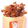 Leeve Dry Fruits Brand Fresh Dried Afghani Fig Sukha Anjeer & Almond Anjira & Badam Anjir Anjeera Angeer athipalam Big size low Offer Price Healthy Snack 200 gm Combo Pack, 6 image