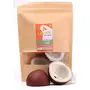 Leeve Brand Fresh Dry Whole Coconut Nariyal Halves Copra 200g, 3 image