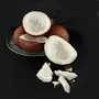 Leeve Brand Fresh Dry Whole Coconut Nariyal Halves Copra 200g, 4 image