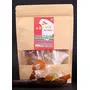 Leeve Brand Meetha Mango Bar Papad & Dry Litchi Cubes Real Dried Combo Pack Slice Bar 400gm, 3 image
