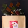 Leeve Brand Meetha Mango Bar Papad & Dry Kaccha aam Cubes Real Dried Combo Pack Slice Bar 800gm, 6 image