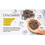 NatureVit Chia Seeds 250g [Raw Chia Seeds with ega 3 & Fibre for Management [Jar Pack of 1], 2 image