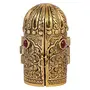 Prince Home Decor & Gifts Antique Gold Plated Book Shape Ram Darbar Statue Idol Showpiece(14 cm x 10 cm Gold), 4 image