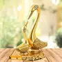Prince Home Decor & Gifts Decor Duck Shape Design Gold Plated Oxidized Metal Tray Bowl for Table and Home Decorative for Diwali Standard Golden (swn-Base-gld), 2 image