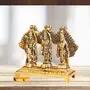 Prince Home Decor & Gifts Metal Idol of Shri Ram Darbar with Antique Look for Home Temple and Gifts, 3 image