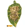 Prince Home Decor & Gifts Wall Hanging Ganesh on Leaf with Meenakari Work Decorative Showpiece, 3 image