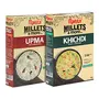 Manna Ready to Cook Millet Upma &Millet Khichdi Combo Pack of 2, 180 Gms Each 100% Natural Ingredients No Preservatives No Artificial Flavours &Colours