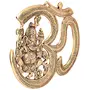 Prince Home Decor & Gifts OM Ganesh Decorative Hanging in Gold Finish for Home Decor for Diwali Corporate Gift Return Gifts, 2 image