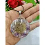 Crystal Cave Exports Orgone"Star David with Flower of Life" Energy Beautiful rose quartz with amethyst stone Orgone Pendant, 3 image