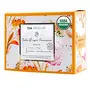 USDA Organic Tulsi Ginger Turmeric Herbal Tea for Good Health good health and Skin Health - 1 Teabox ( 18 Pyramid Tea Bags )