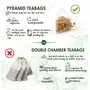 USDA Organic Tulsi Ginger Turmeric Herbal Tea for Good Health good health and Skin Health - 1 Teabox ( 18 Pyramid Tea Bags ), 6 image