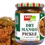 Add Me Homemade Dry Mango Pickle Less Oil 500gm Aam ka Sukha Achar 500g Glass Pack