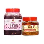 Sun Grow Food Home Made Organic Gulkand Gulab ||Traditional Marwadi Rajasthani Flavor, Tasty || (Meetha -Pan Flavour) - 1kg--&-- Homemade Ginger Pickle, Traditional Punjabi Flavor, Tasty & Spicy 500gm 500gm (To Serve From 2 States)