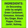 Chaman Tea Chai Masala | Natural Spices (Green cardamon Cinnamon Cloveinger Black Pepper Aniseed Javitri Nutmeg ) 50G Aromatic Taste Enhancer Masala with 100% Natural Ingredients, 3 image