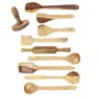 Wooden Ladel Set (8 Ladles+ 1 Masher+ 1 Rolling Pin), 3 image