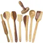 Wooden Kitchen Tools (Pack Of 8)