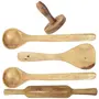 Wooden 3 Ladles, 1 Masher & 1 Rolling Pin, 3 image