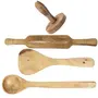 Wooden 2 Ladles, 1 Masher & 1 Rolling Pin, 3 image