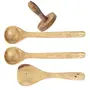 Wooden 3 Ladles & 1 Masher, 3 image