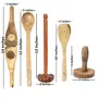 Wooden Ladle Set Of 5 Pieces, 5 image