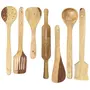 Wooden Spoon Set Of 7 Pcs/ Wooden Spatula, Ladle & Kitchen Tools Set, 2 image
