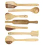Wooden Spoon Set Of 7 Pcs/ Wooden Spatula, Ladle & Kitchen Tools Set, 3 image