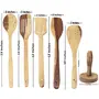 Wooden Kitchen Tool Set Of 6, 6 image