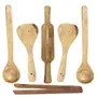 Wooden Ladles, Rolling Pin And Chimta, 2 image