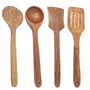 Antique Wooden Handmade Cooking Spoon Set, 2 image
