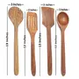 Antique Wooden Handmade Cooking Spoon Set, 7 image
