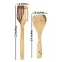 Wooden Handmade Serving And Cooking Spoon Pack Of 4, 3 image
