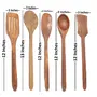 Wooden Bowls (Set Of 2) Wooden Handmade Cooking Spoon Set, 5 image
