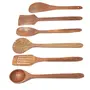 Brown Wooden Spoon - Set Of 6, 3 image