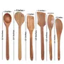 Brown Wooden Spoon - Set Of 6, 4 image