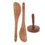 Brown Wooden Kitchen Tool - Pack Of 3, 2 image