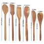 Wooden Cooking & Serving Spoon (Pack Of 6), 3 image