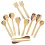 Spoon Set Of 12 Pcs/ Wooden Spatula, Ladle & Kitchen Tool Set, 3 image