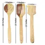 Spoon Set Of 12 Pcs/ Wooden Spatula, Ladle & Kitchen Tool Set, 4 image