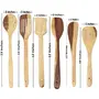 Brown Wooden Spoon Set Of 6, 11 image