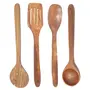 Brown Wooden Spoon - Set Of 4, 2 image