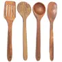 Brown Wooden Spoon - Set Of 4, 3 image