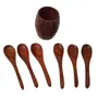 Set Of 6 Soup Spoons With Holder, 3 image