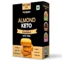 NutroActive Almond Keto Chewy Cookies (Net Carb 16%) Zero Sugar Gluten Free - 200gm