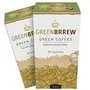 Greenbrrew Healthy 100% Natural Instant Green Coffee Powder - Each Pack 60g (20 Sachets PP) - Pack of 2