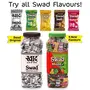 Swad Candy Jar (Digestive & Tangy Indian Masala Flavour Sweet Toffee) Vegan & Gluten Free, 150 Candies Jar, 6 image