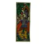 Silkrute Traditional Madhubani Painting Depicting "Lord Krishna Playing Flute"