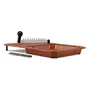 Anjali CW01 Cut-N-Wash Delux Chopping Board Brown Wooden, 3 image