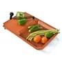 Anjali CW01 Cut-N-Wash Delux Chopping Board Brown Wooden, 4 image