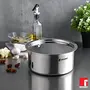 BERGNER Tripro Triply Stainless Steel Tope/Patila with Stainless Steel Lid 14 cm 1.2 Litre Induction Base Silver, 7 image